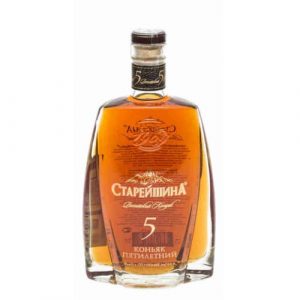 Коньяк Старейшина 5 лет 0.5 л